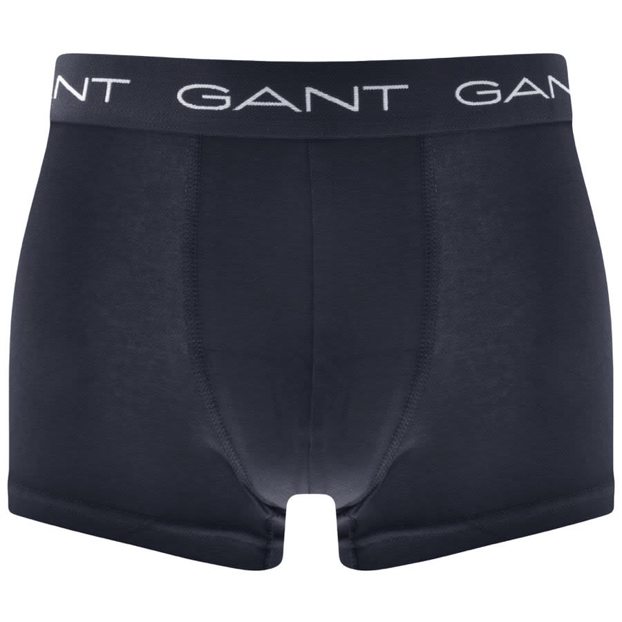 Image number 3 for Gant Three Pack Stretch Trunks Navy
