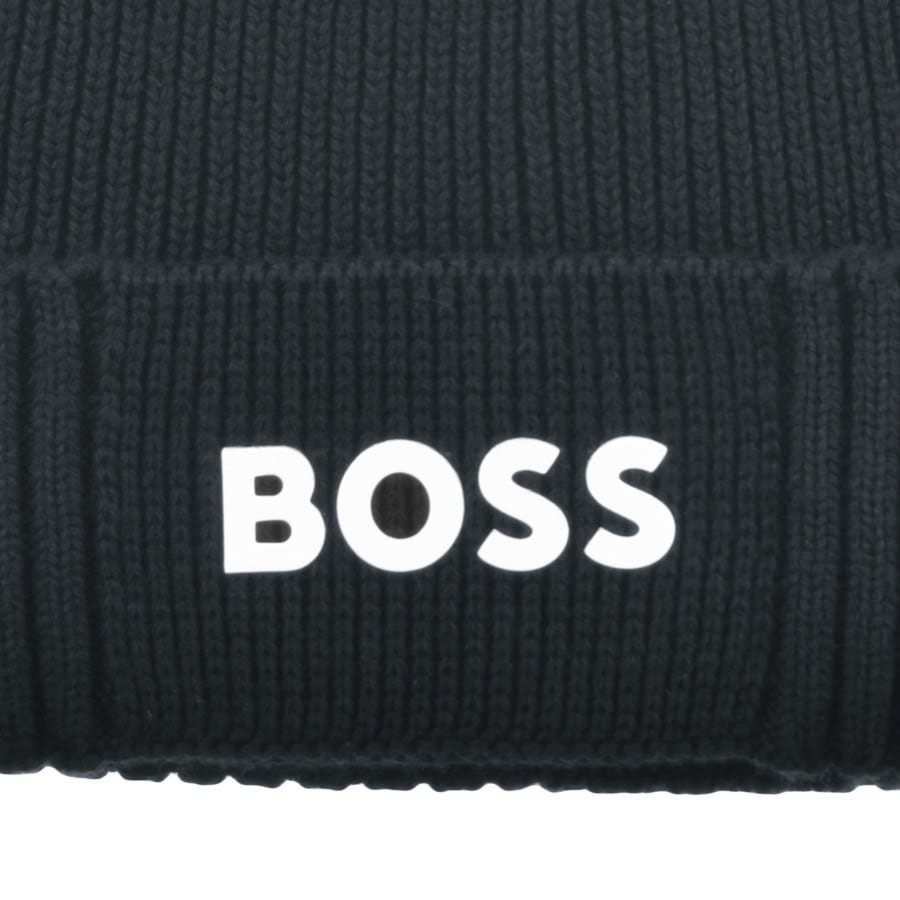 Image number 3 for BOSS Asic Beanie Navy