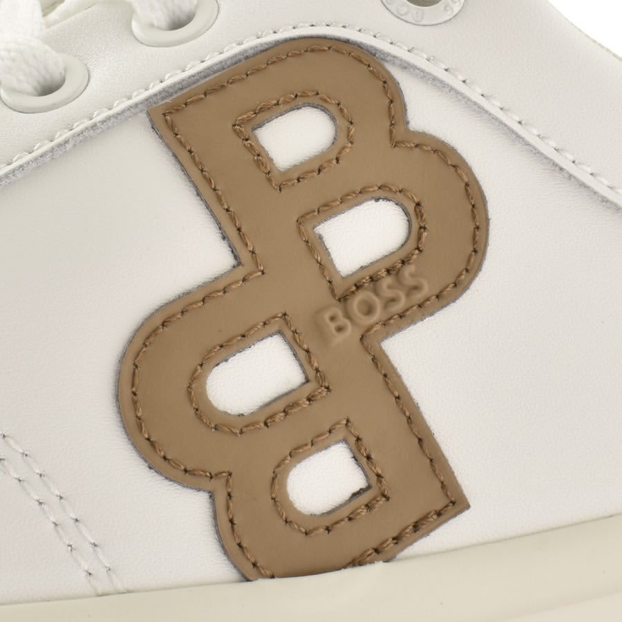 Image number 4 for BOSS Aiden Tenn Trainers White