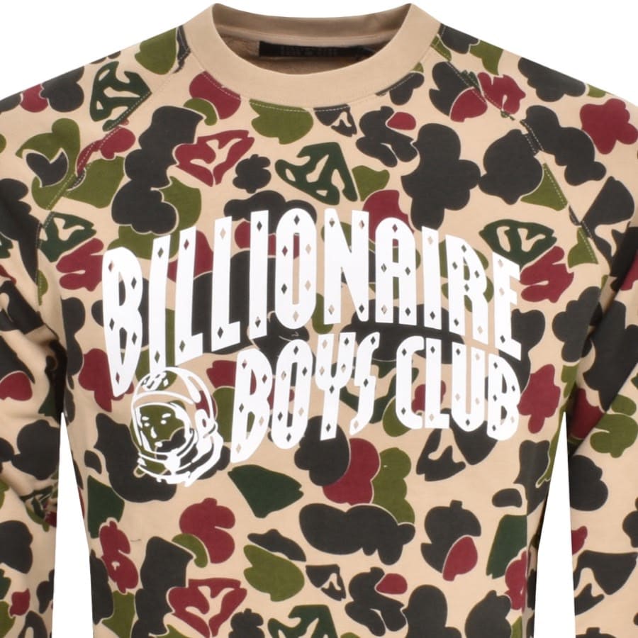 Image number 2 for Billionaire Boys Club Duck Camo Sweatshirt Beige
