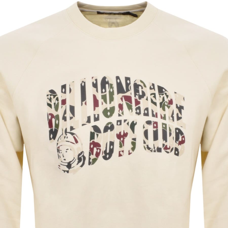 Image number 2 for Billionaire Boys Club Duck Logo Sweatshirt Cream