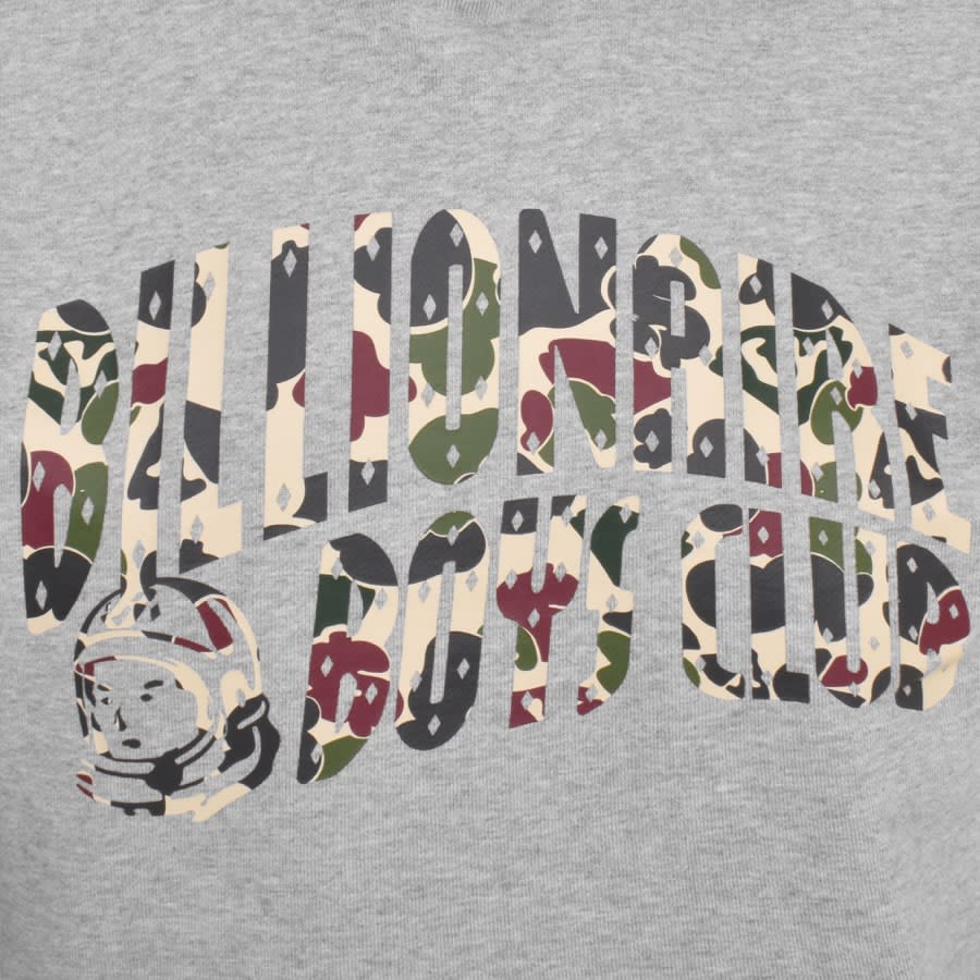 Image number 3 for Billionaire Boys Club Camo Arch Logo Hoodie Grey