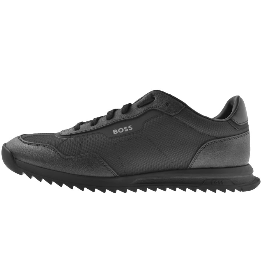 Image number 1 for BOSS Zayn Lowp Trainers Black