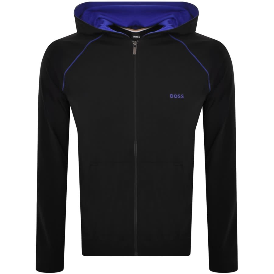 Image number 2 for BOSS Lounge Hooded Tracksuit Black