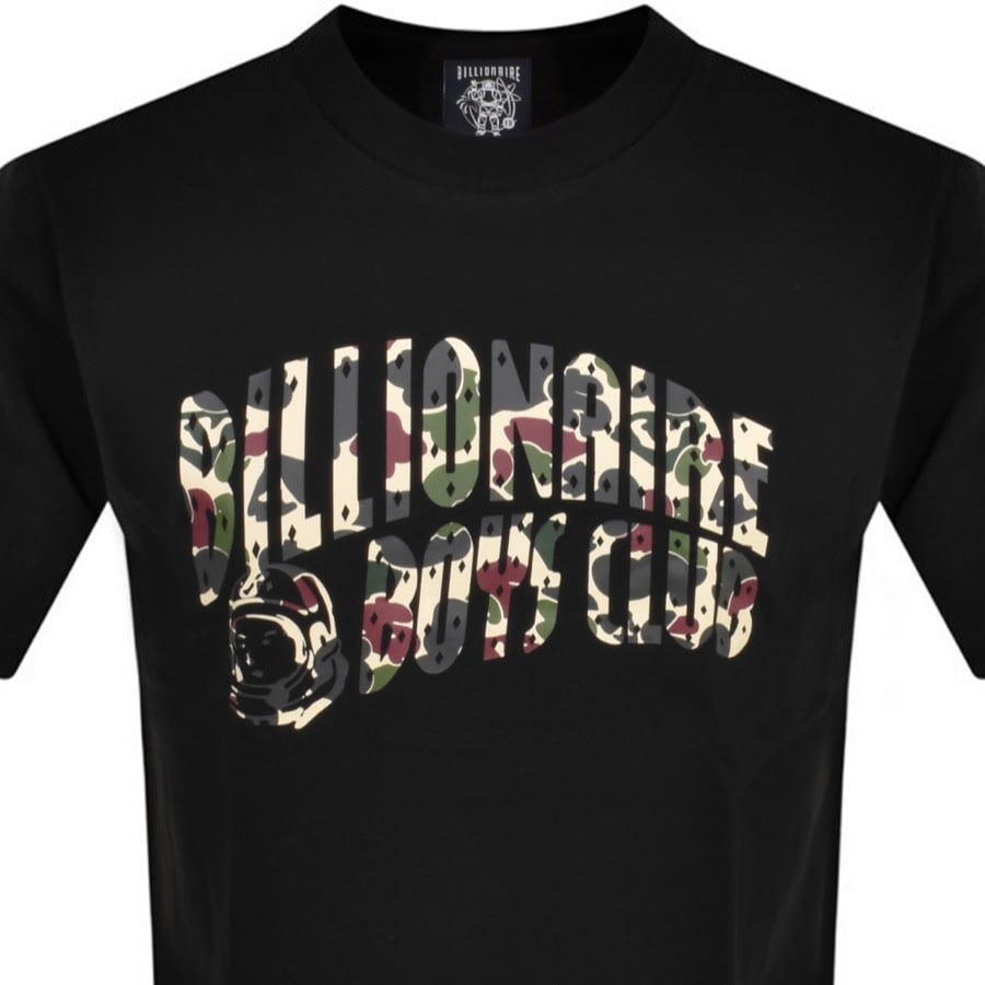 Image number 2 for Billionaire Boys Club Camo Arch Logo T Shirt Black