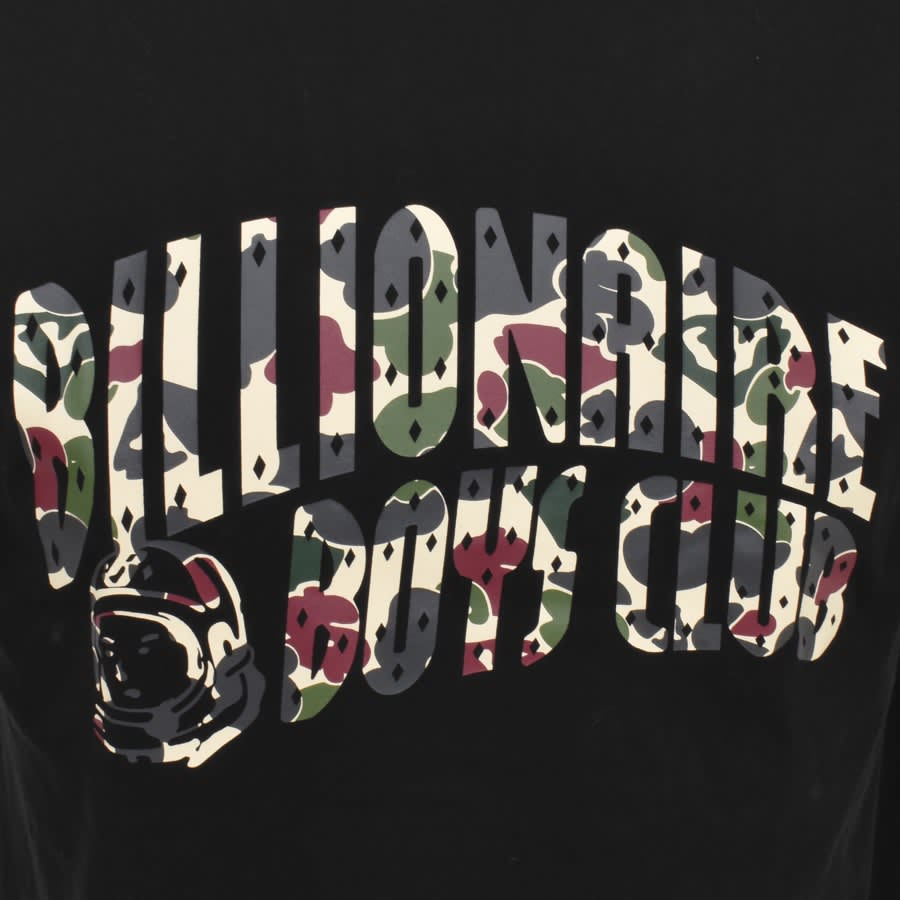 Image number 3 for Billionaire Boys Club Camo Arch Logo T Shirt Black