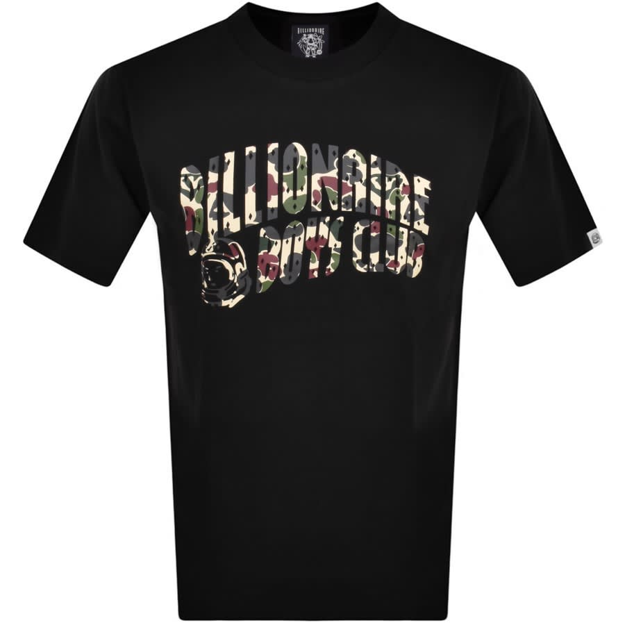 Image number 1 for Billionaire Boys Club Camo Arch Logo T Shirt Black