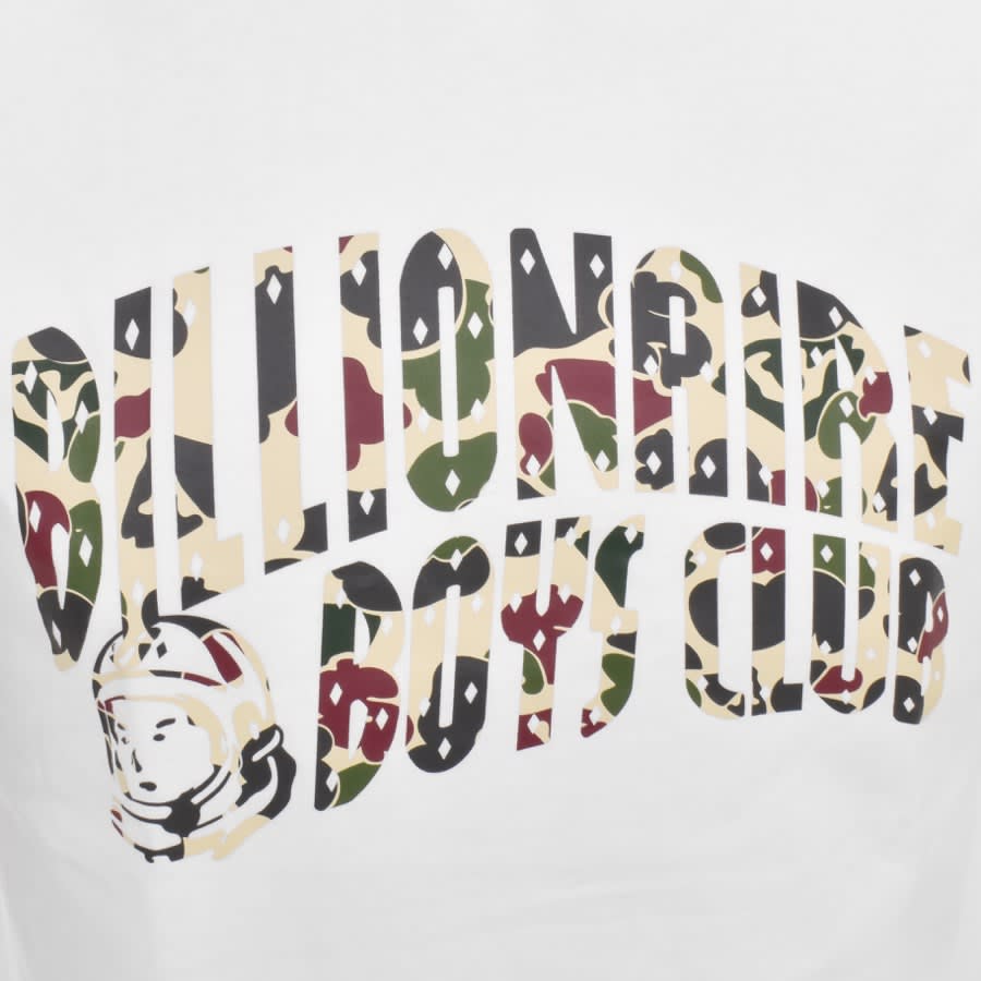 Image number 3 for Billionaire Boys Club Camo Arch Logo T Shirt White