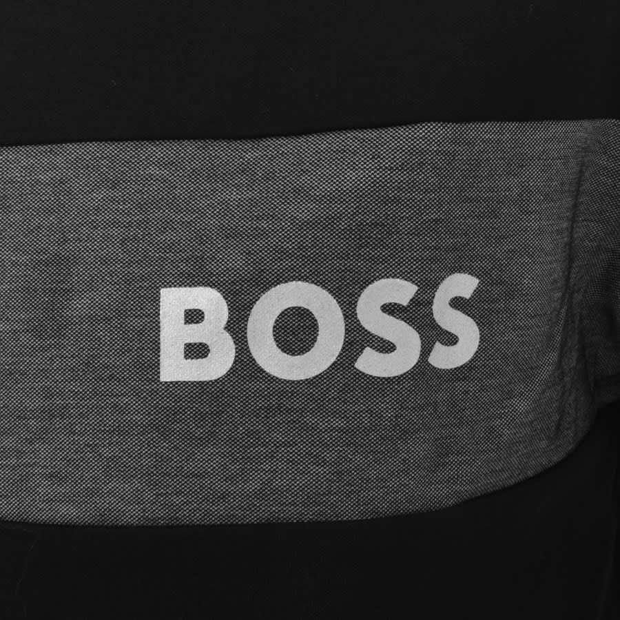 Image number 3 for BOSS Loungewear Full Zip Sweatshirt Black