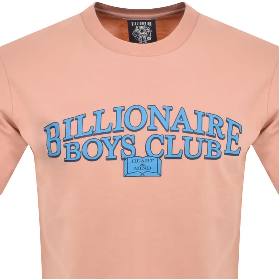 Image number 2 for Billionaire Boys Club Scholar T Shirt Pink