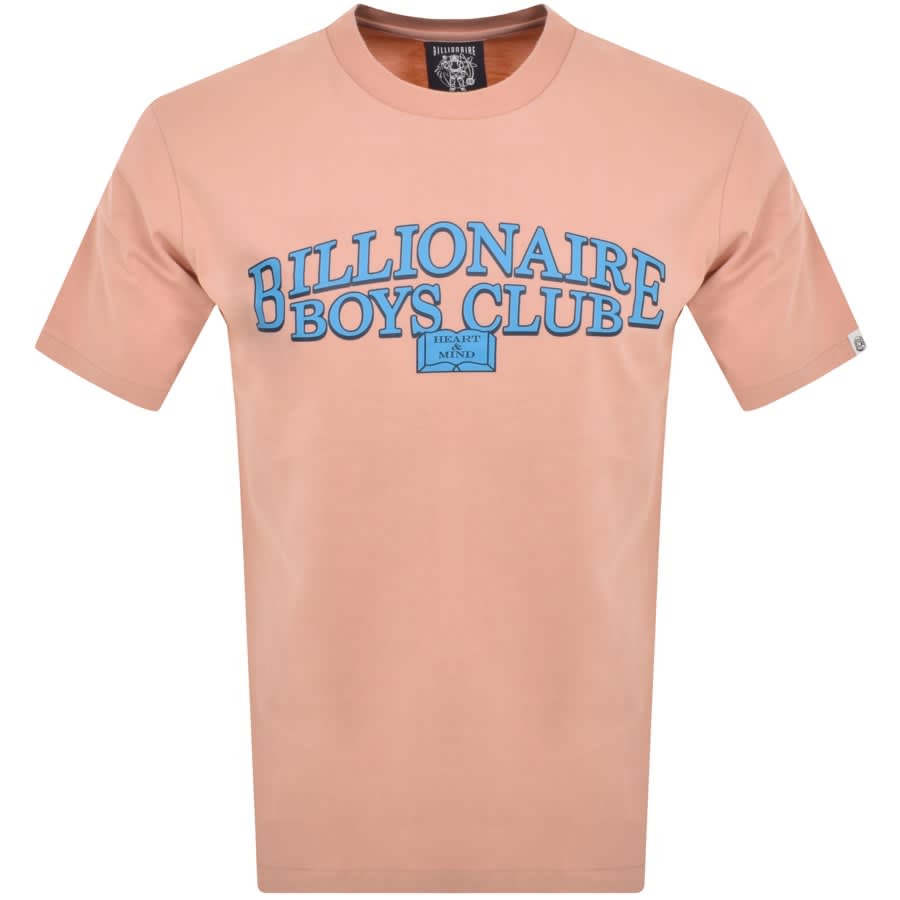 Image number 1 for Billionaire Boys Club Scholar T Shirt Pink