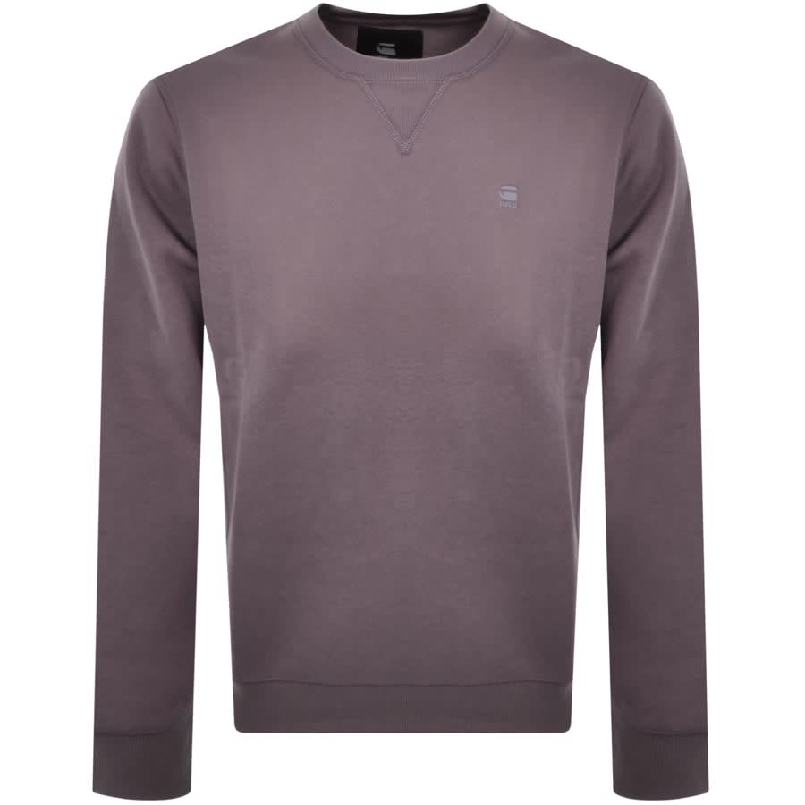 Image number 1 for G Star Raw Premium Core Sweatshirt Purple