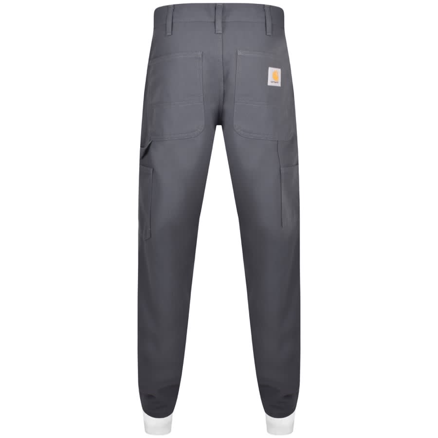 Image number 2 for Carhartt WIP Single Knee Trousers Grey