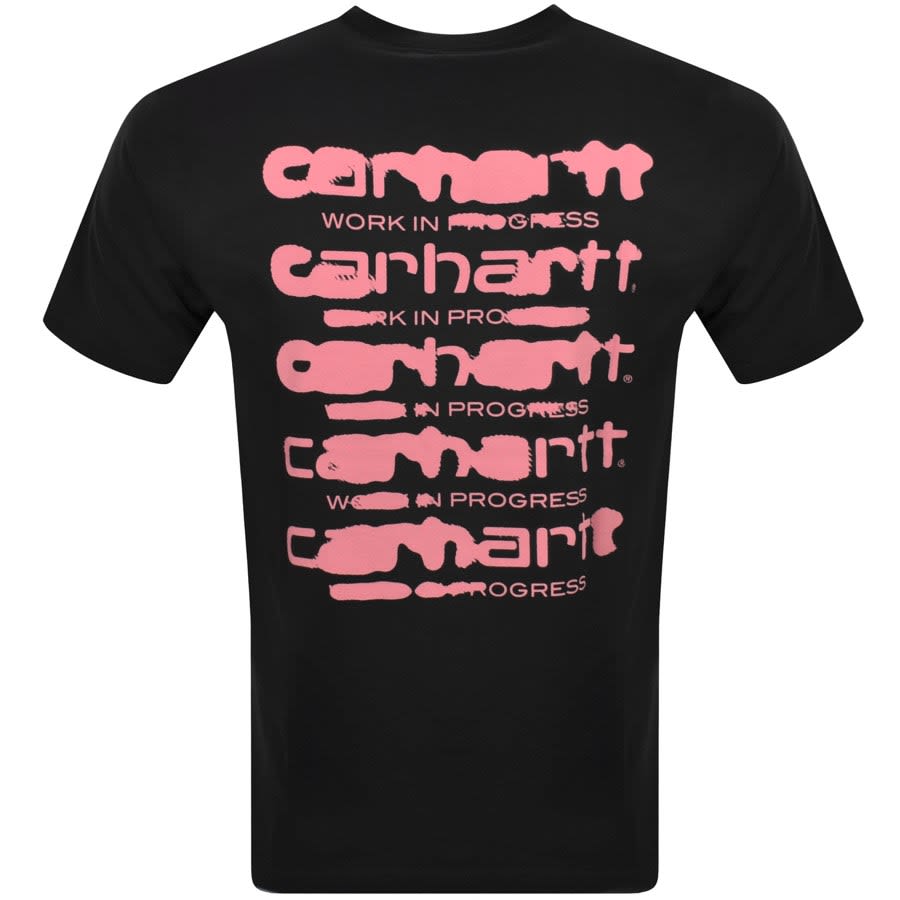 Image number 3 for Carhartt WIP Ink Bleed T Shirt Black