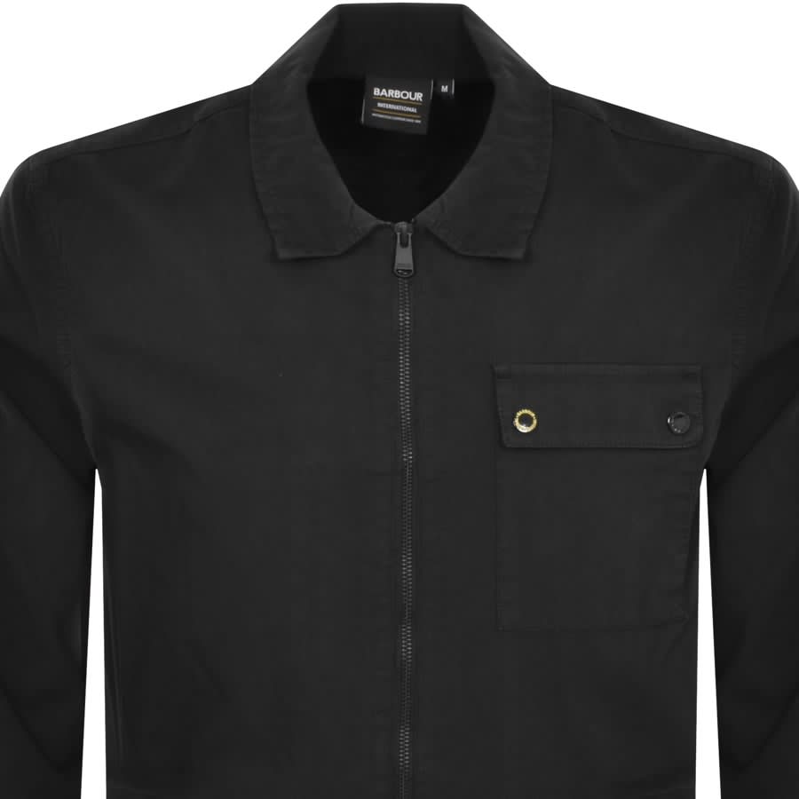 Image number 2 for Barbour International Volt Overshirt Black