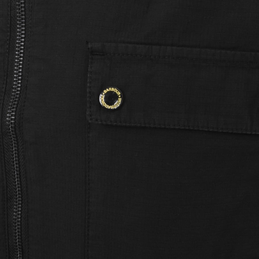 Image number 4 for Barbour International Volt Overshirt Black
