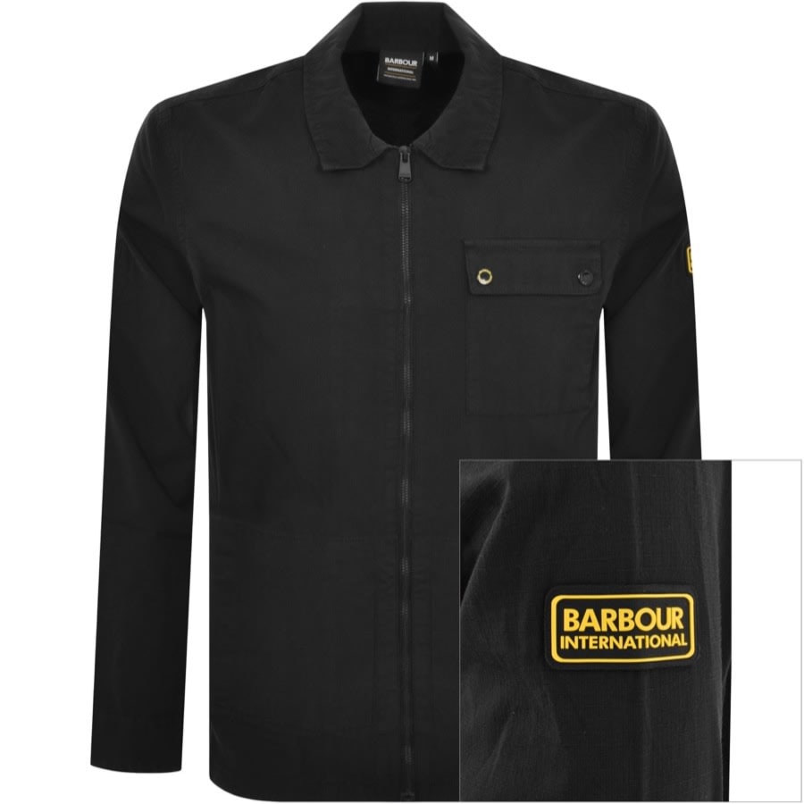 Image number 1 for Barbour International Volt Overshirt Black