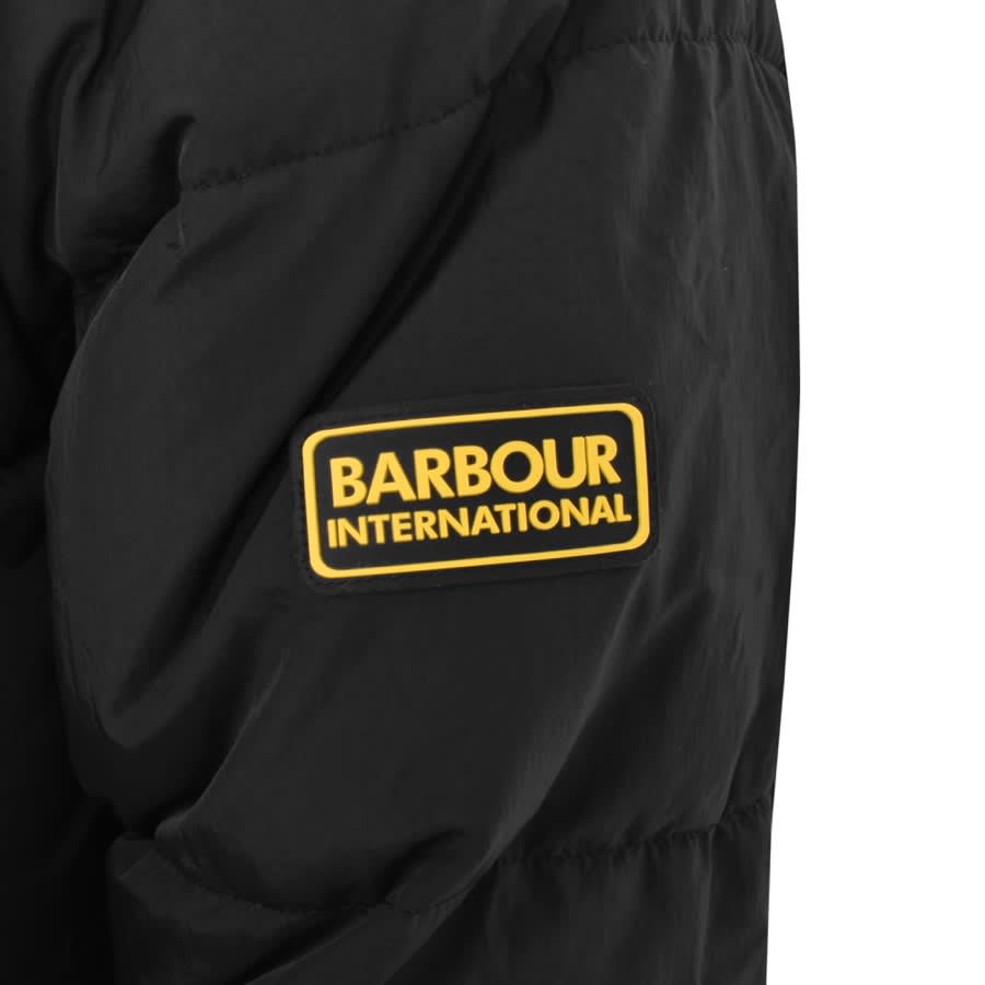 Image number 3 for Barbour International Cluny Quilted Jacket Black