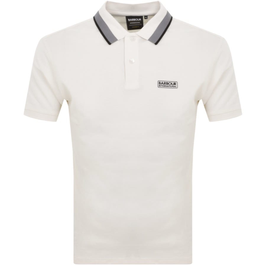 Image number 1 for Barbour International Re Amp Polo T Shirt White
