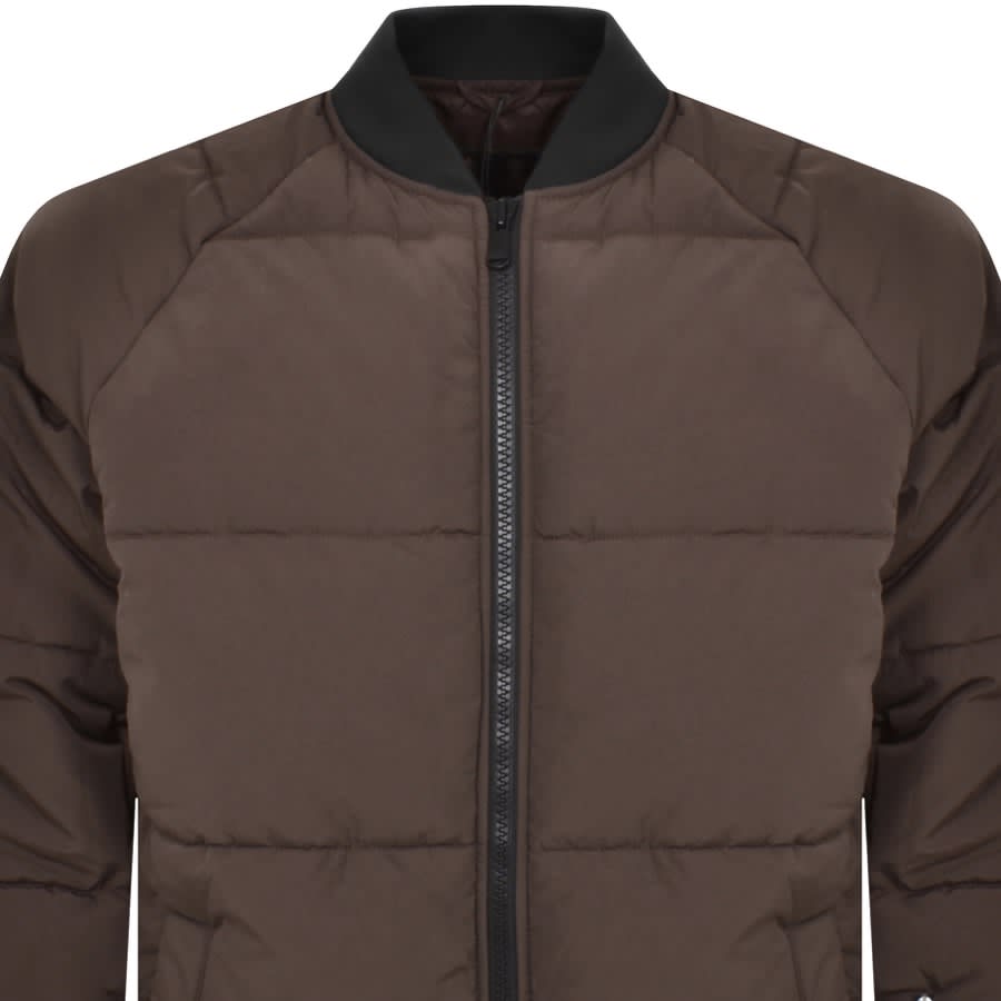 Image number 2 for Barbour International Cluny Quilted Jacket Brown