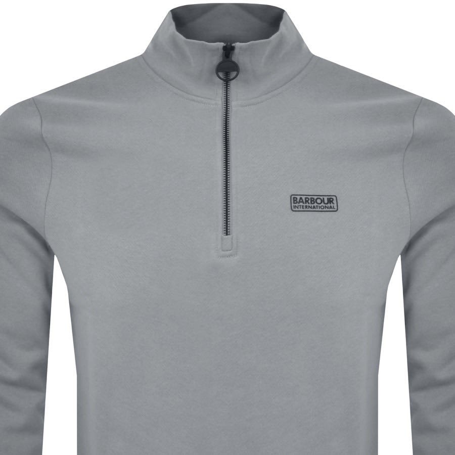 Image number 2 for Barbour International Essential Sweatshirt Grey