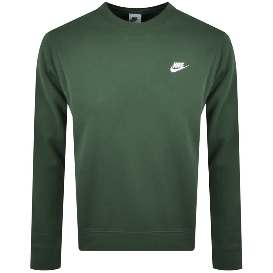 Image number 1 for Nike Crew Neck Club Sweatshirt Green