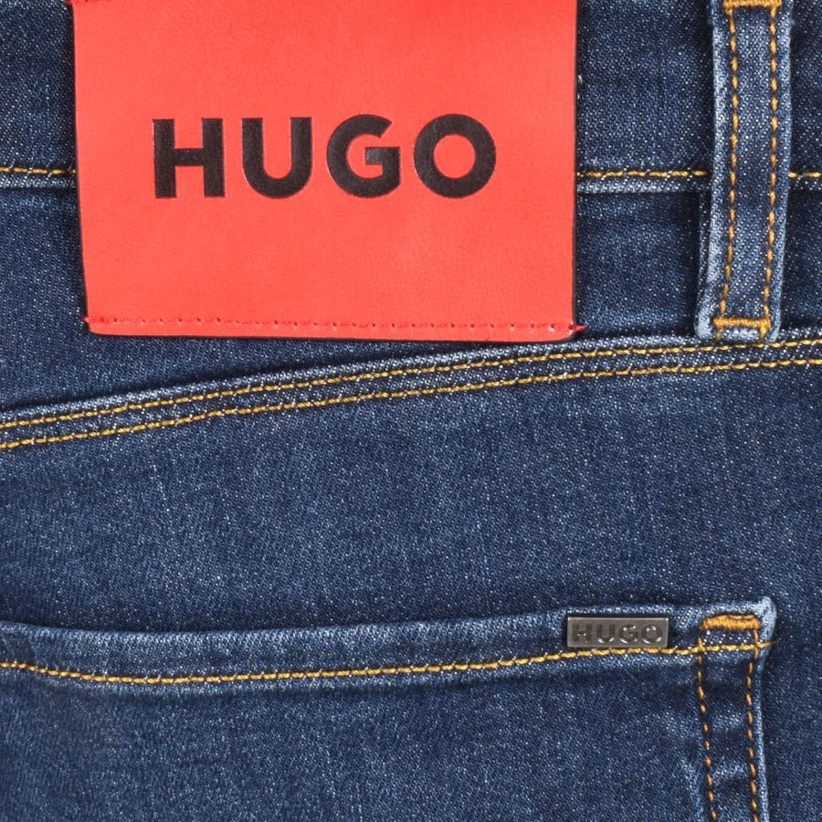Image number 3 for HUGO 734 Extra Slim Fit Jeans Blue