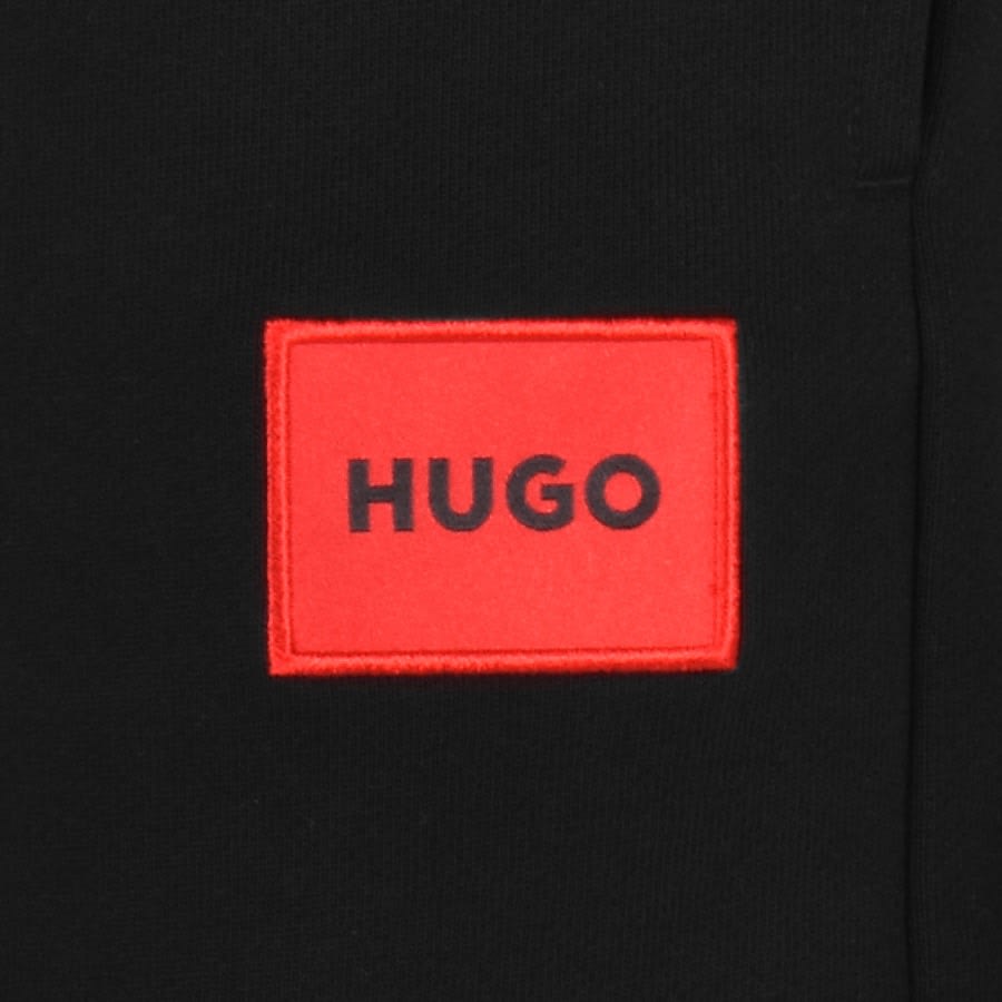 Image number 3 for HUGO Dwellrom Jogging Bottoms Black
