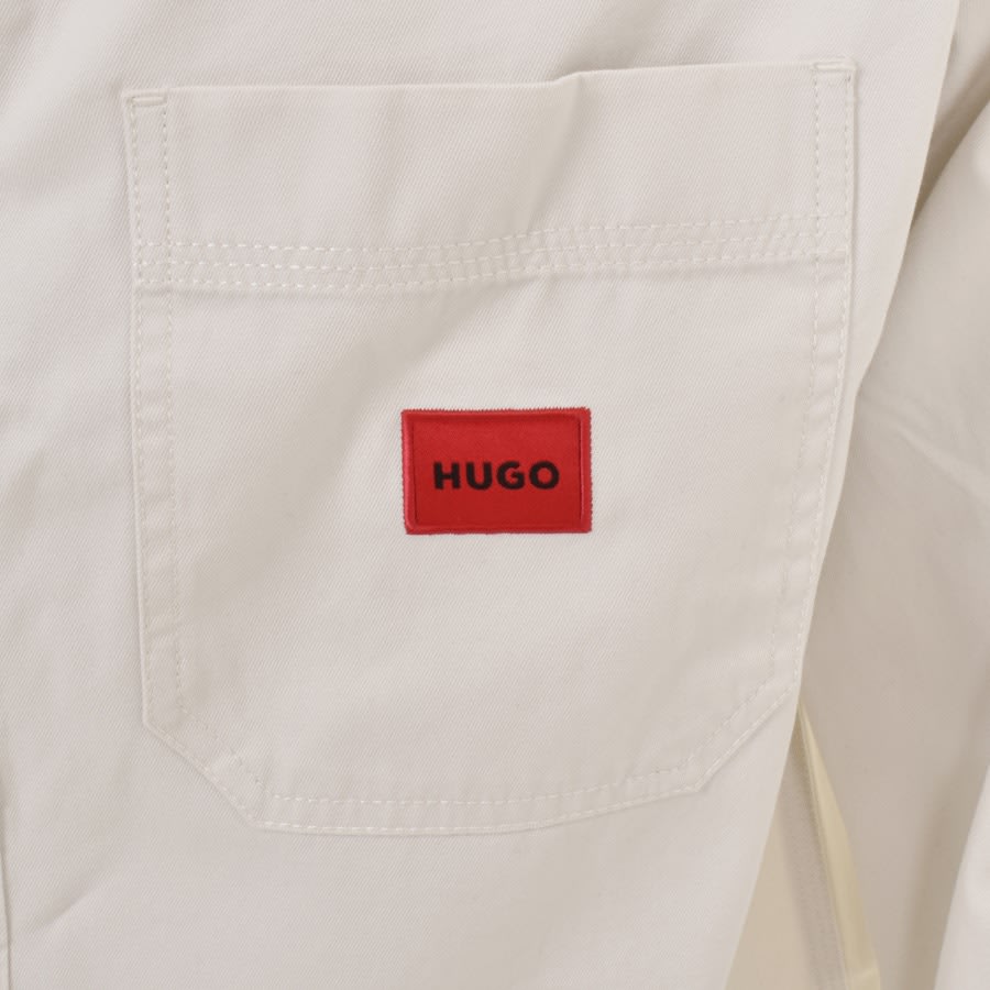 Image number 3 for HUGO Erato Overshirt Jacket White