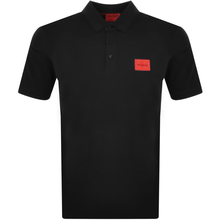Image number 1 for HUGO Dereso 222 Polo T Shirt Black