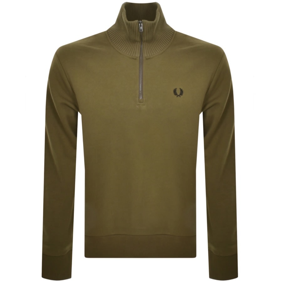 Fred perry green sweatshirt store