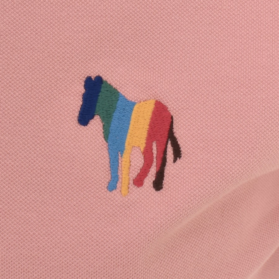 Image number 3 for Paul Smith Regular Fit Zebra Polo Pink