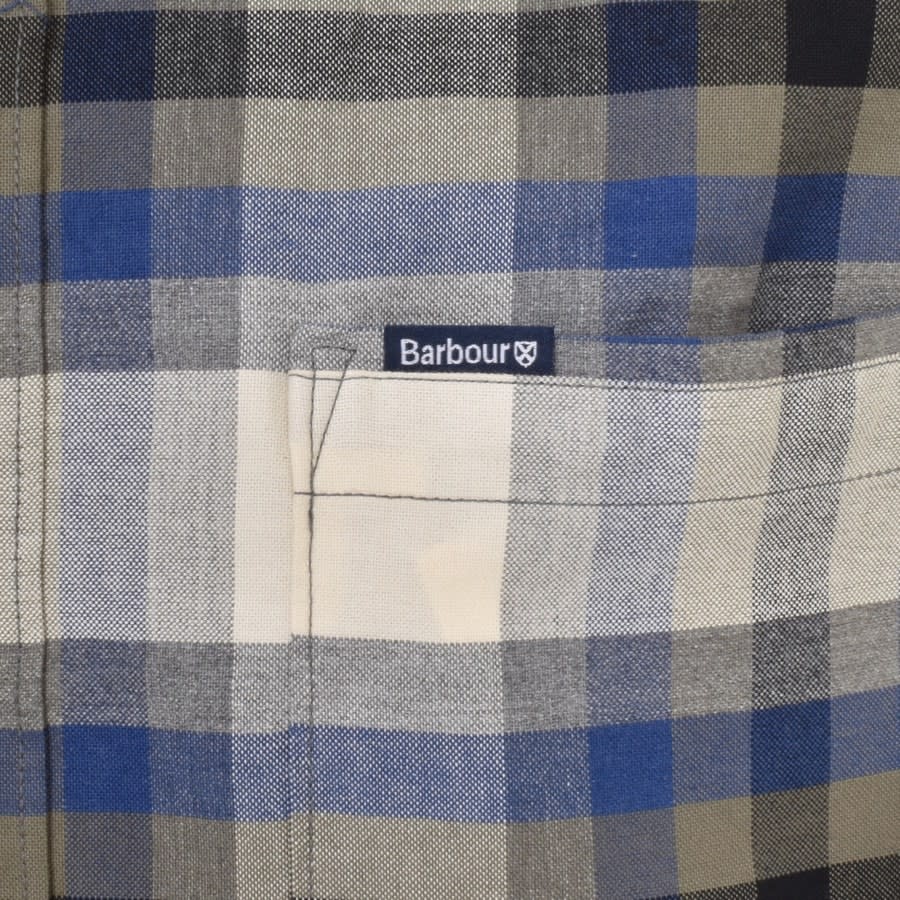 Image number 3 for Barbour Bowmont Long Sleeve Shirt Green