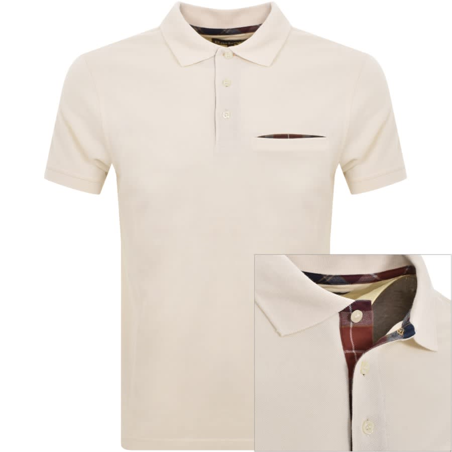 Image number 1 for Barbour Barwick Polo T Shirt White