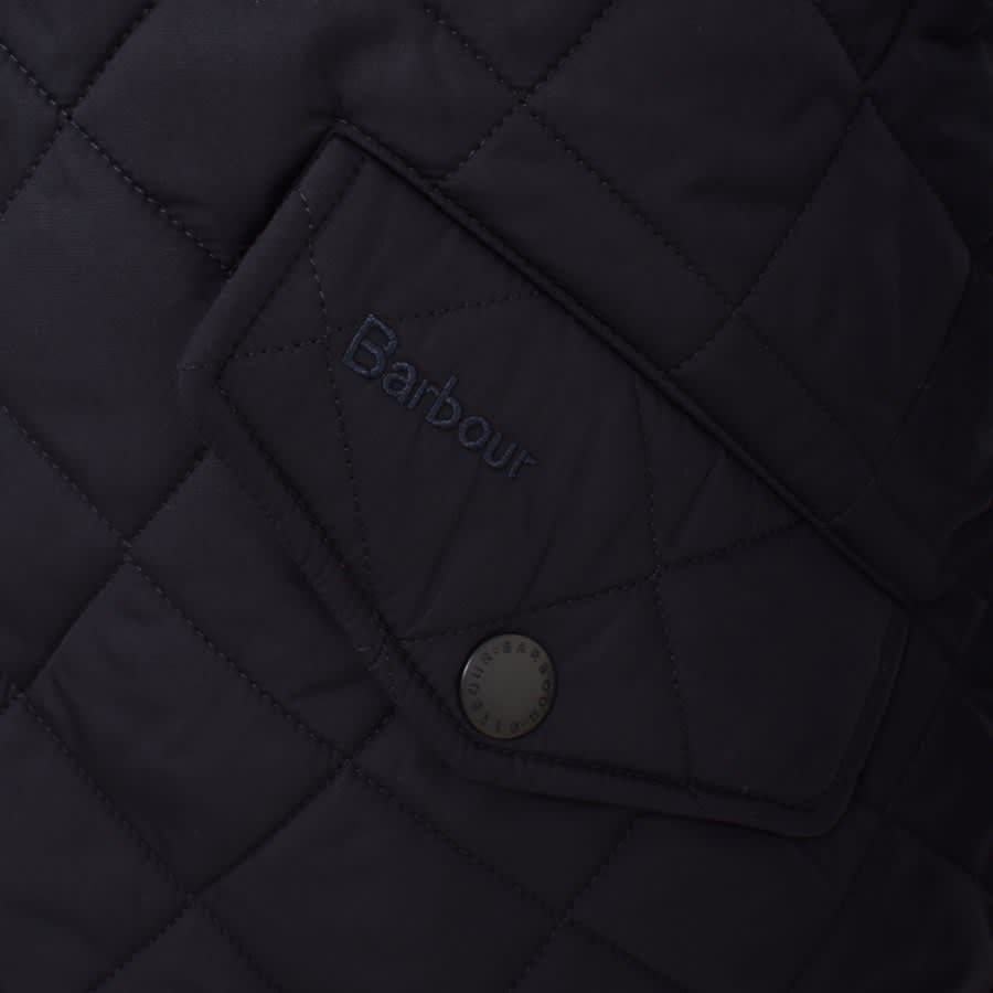Image number 3 for Barbour Powell Quilted Jacket Navy