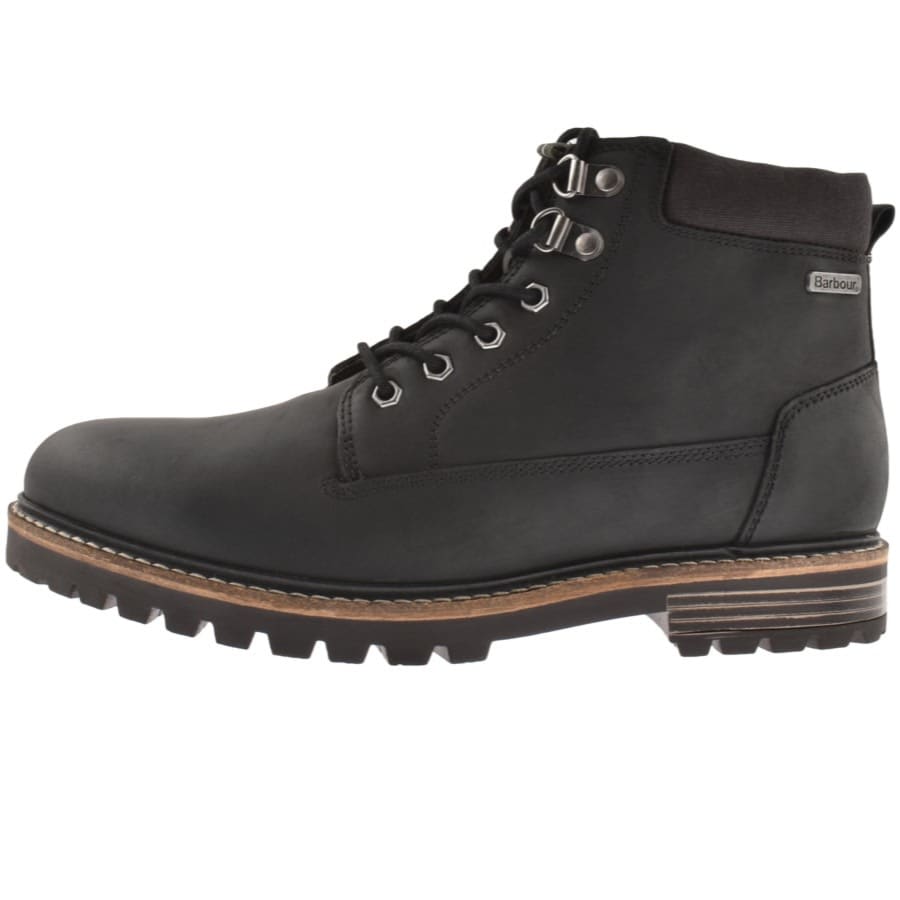 Barbour Flint Boots Black Mainline Menswear