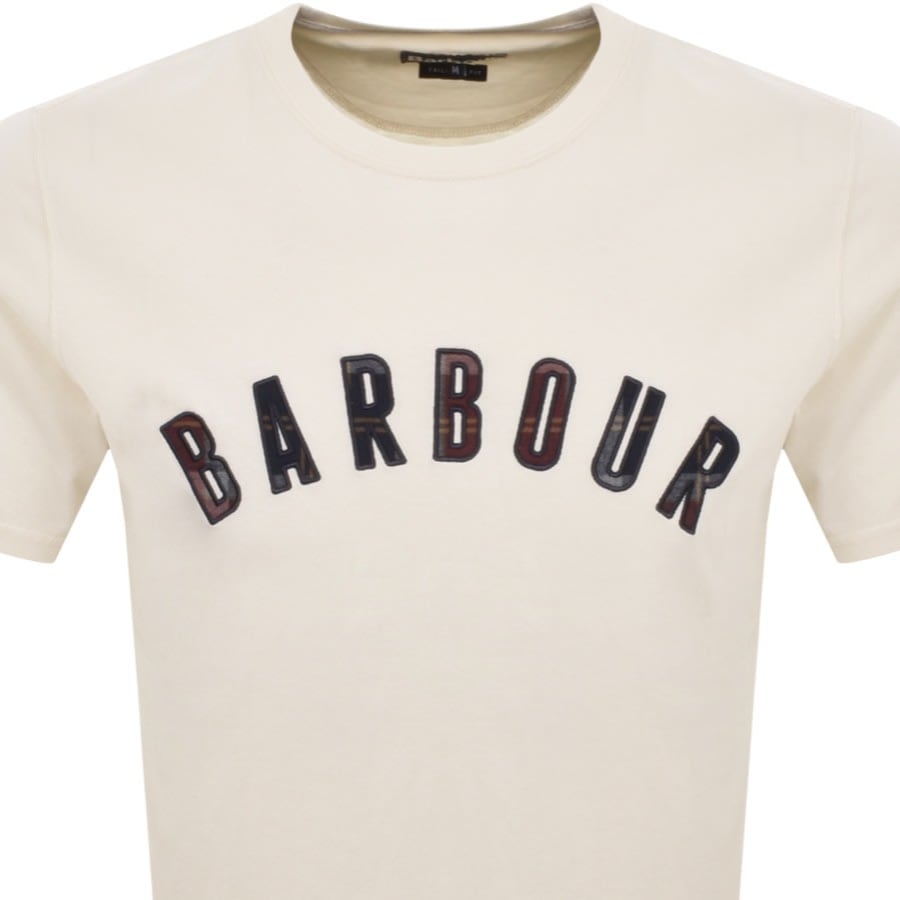 Image number 2 for Barbour Ancroft T Shirt Cream