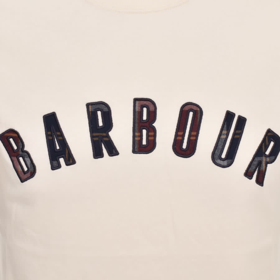 Image number 3 for Barbour Ancroft T Shirt Cream