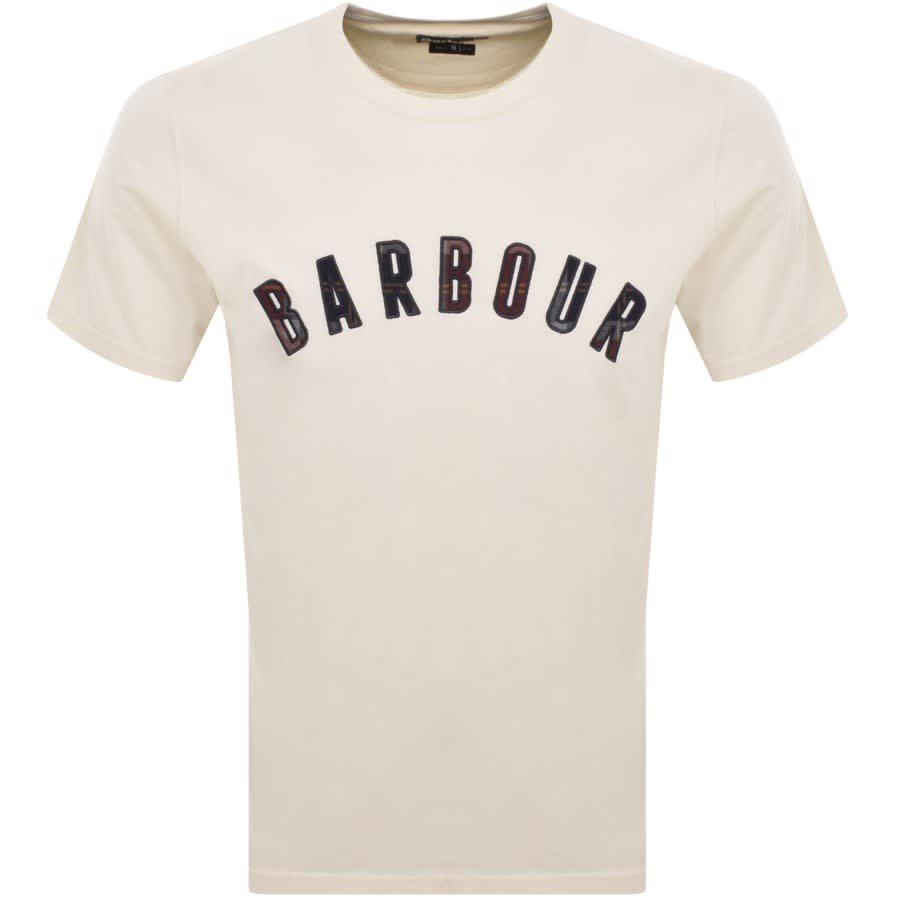 Image number 1 for Barbour Ancroft T Shirt Cream