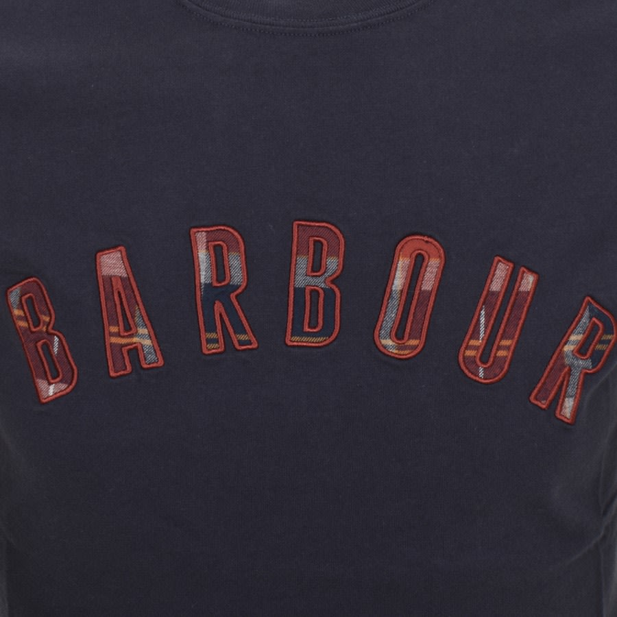 Image number 3 for Barbour Ancroft T Shirt Navy