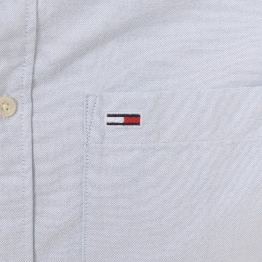 Image number 3 for Tommy Jeans Oxford Pocket Shirt Blue