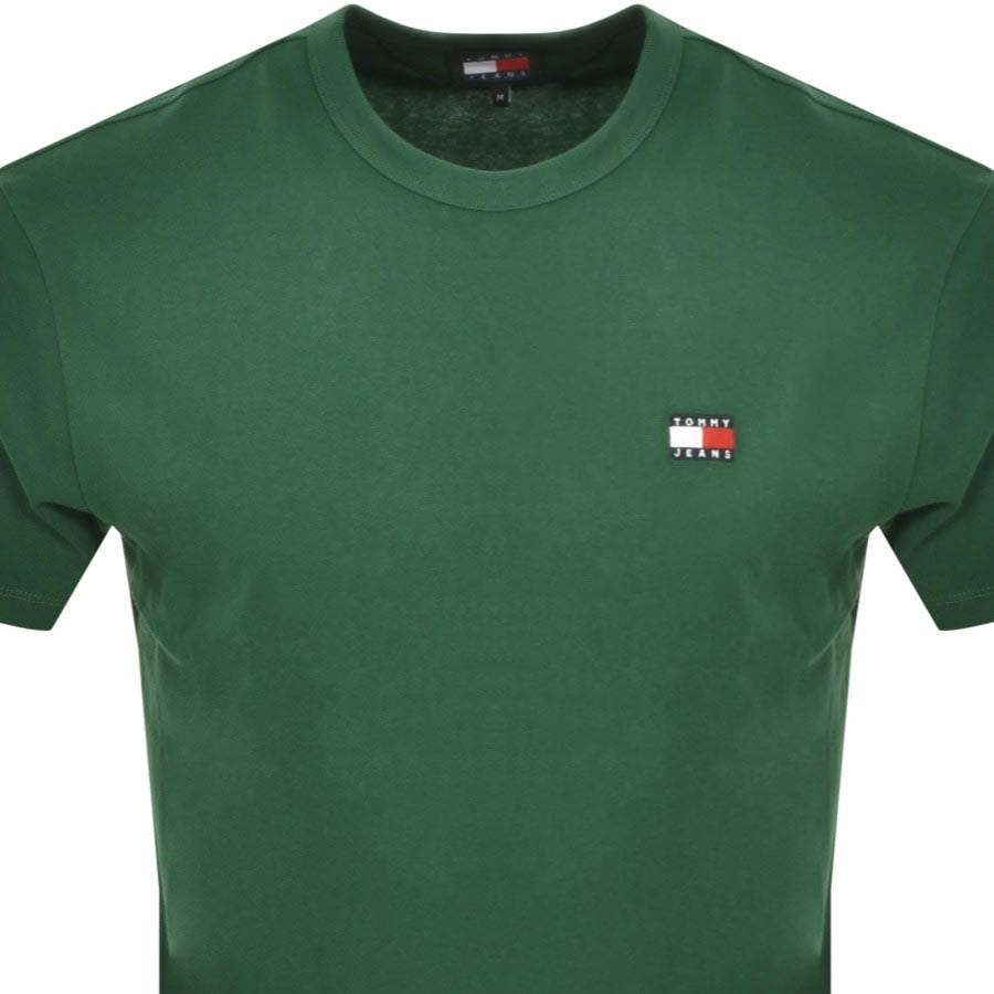 Image number 2 for Tommy Jeans Logo T Shirt Green