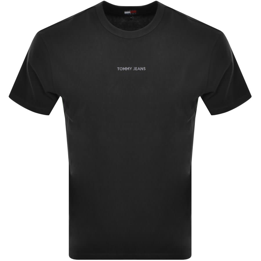 Image number 1 for Tommy Jeans Logo T Shirt Black
