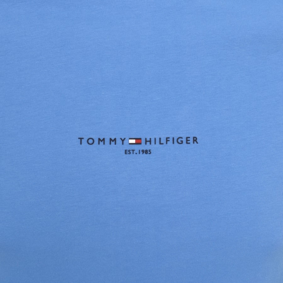 Image number 3 for Tommy Hilfiger Tipped T Shirt Blue