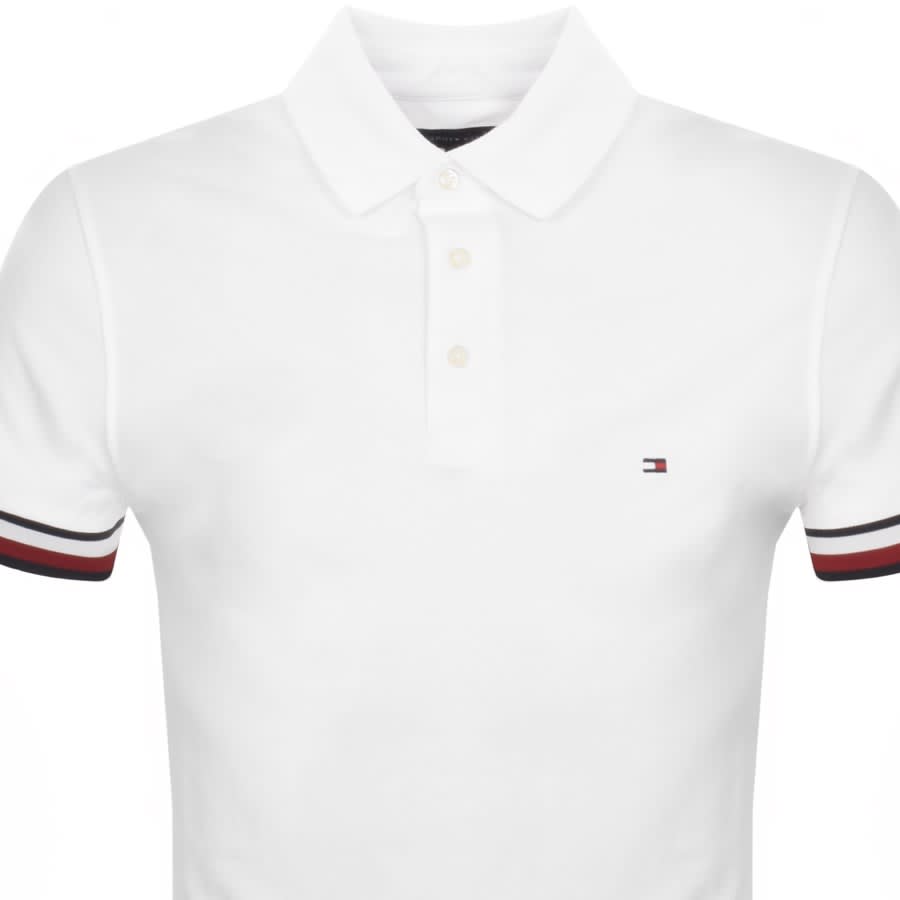 Image number 2 for Tommy Hilfiger Slim Fit Polo T Shirt White