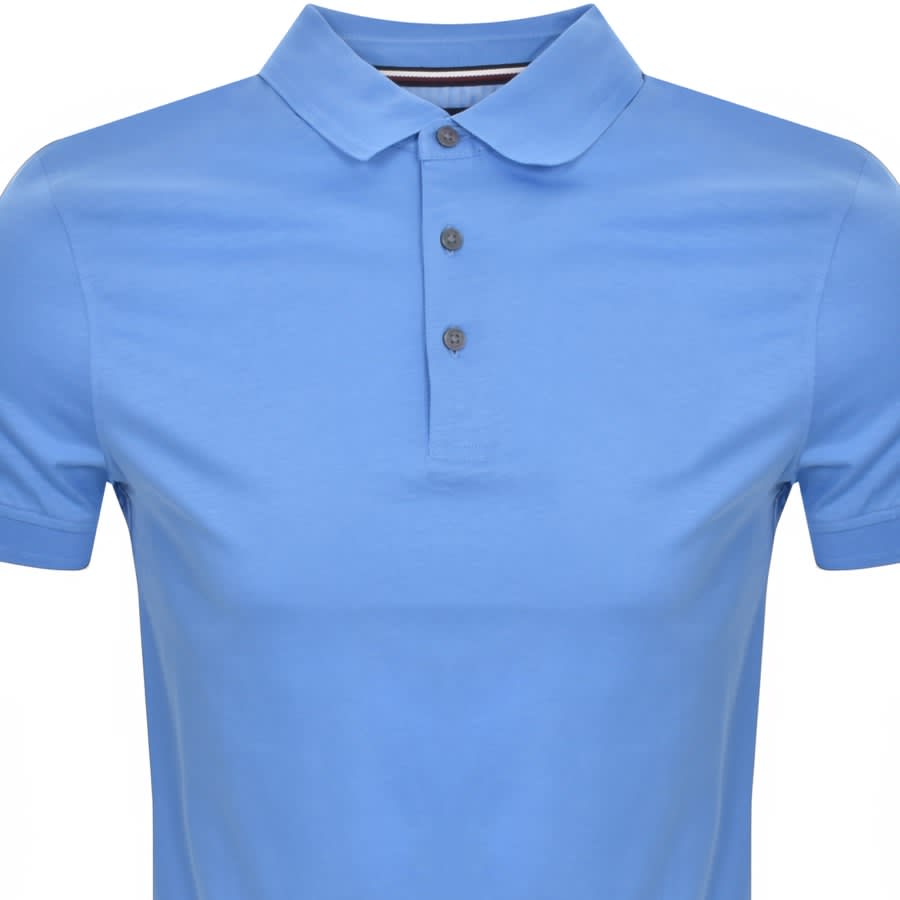 Image number 2 for Tommy Hilfiger Logo Polo T Shirt Blue