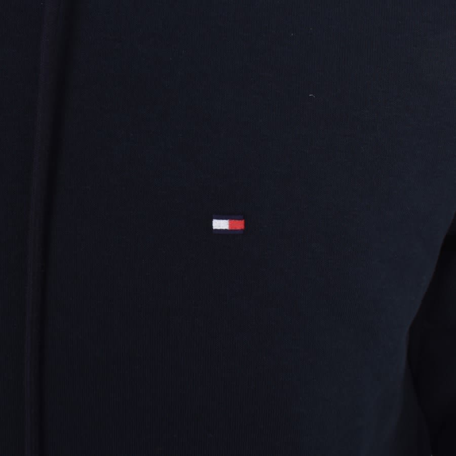 Tommy Hilfiger Logo Tipped Hoodie Navy | Mainline Menswear