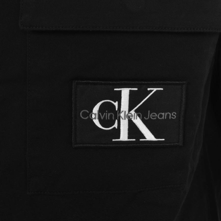 Image number 3 for Calvin Klein Jeans Utility Overshirt Black