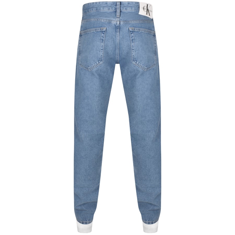 Image number 2 for Calvin Klein Jeans Mid Wash Jeans Blue