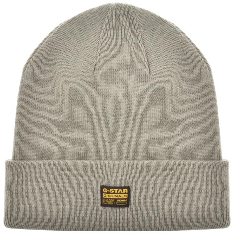 Image number 1 for G Star Raw Effo Long Beanie Hat Grey